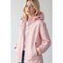 FRAUEN WINDBREAKER JACKE MIT KAPUZE UND REISSVERSCHLUSS